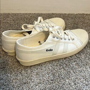 Ivory Gola Coaster Canvas Sneakers